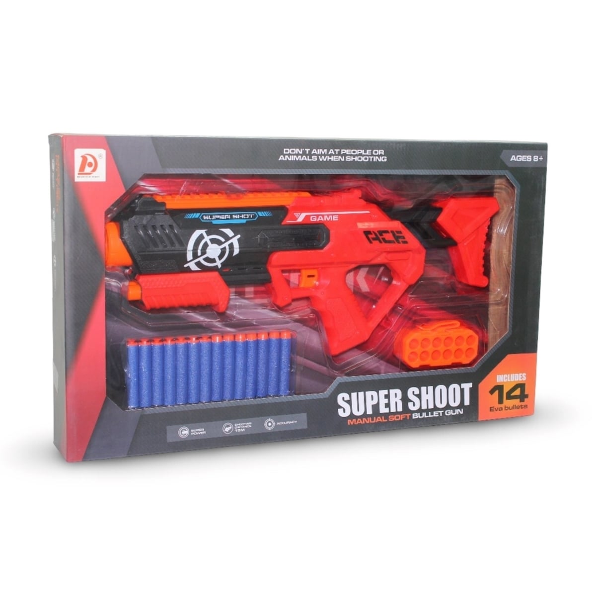 Jin Huan Plastic Toy gun - Multi Color