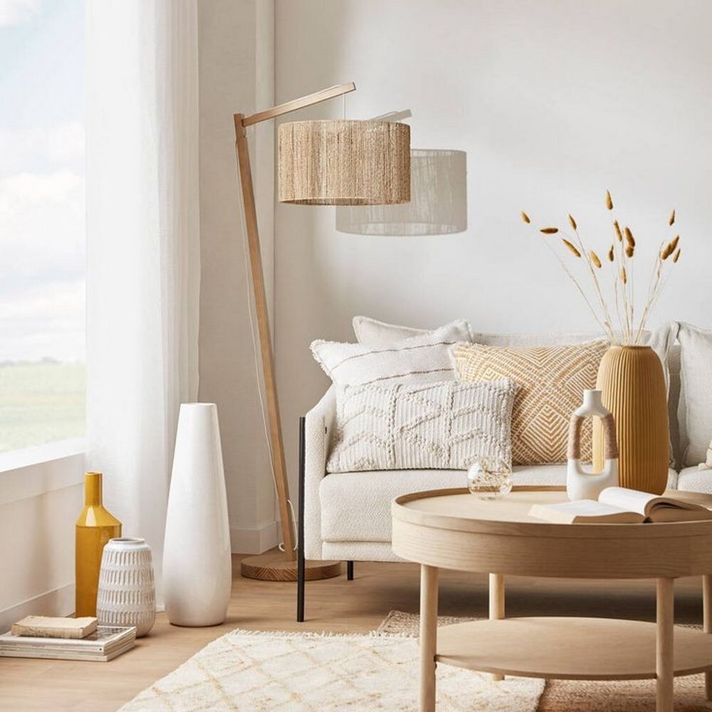 Floor lamp beige